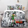 3D Print Anime Hunter X Hunter Duvet Cover Set Bedding Set Japanese Anime Twin Queen King Quilt Cover Pillowcases Home Textiles