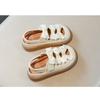 Summer new style kids' shoes, sweet bow princess shoes for little girls, Korean-style chic trendy girls' semi-open sandals