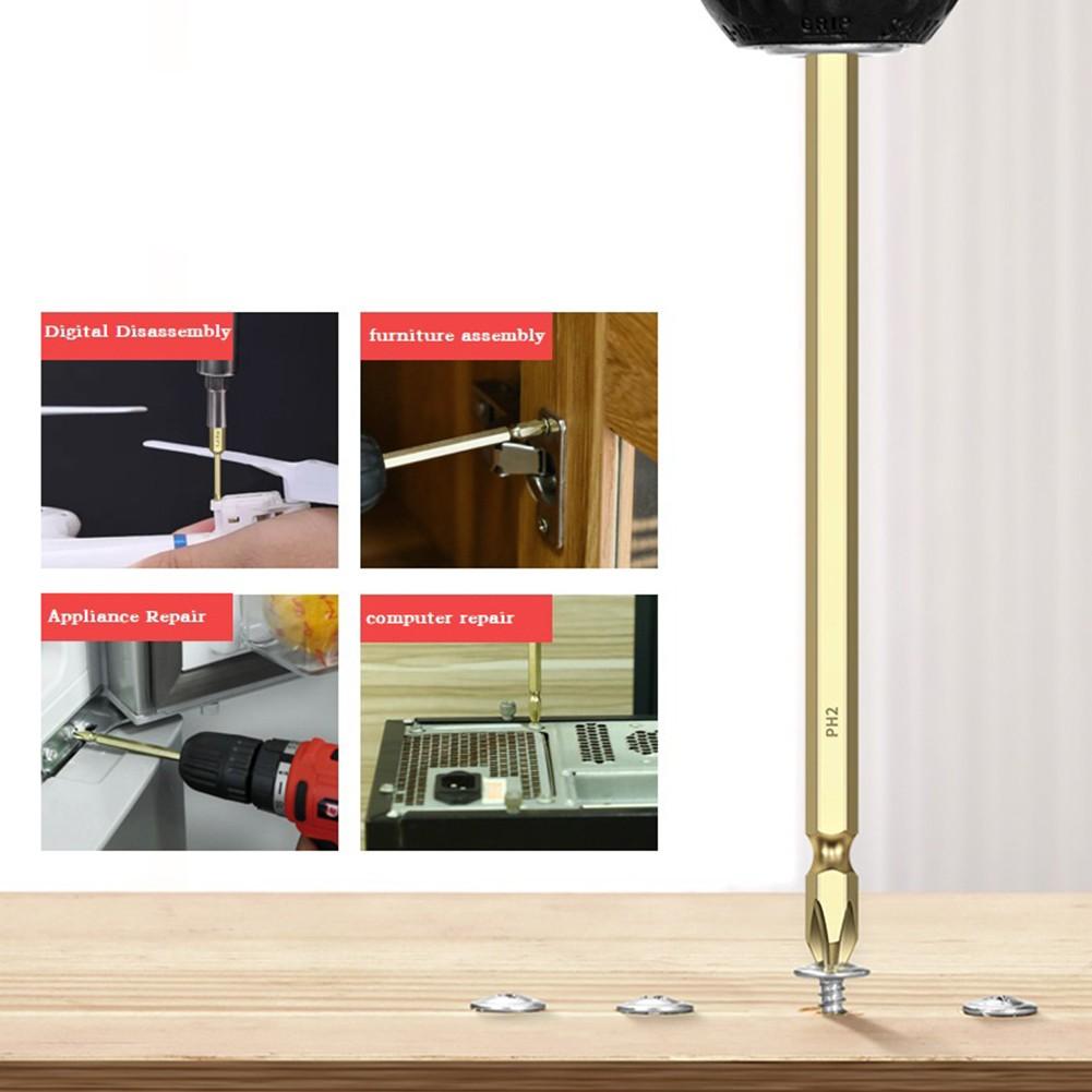 Screwdriver Bit 50/65/75/100/150/200/250mm Durable