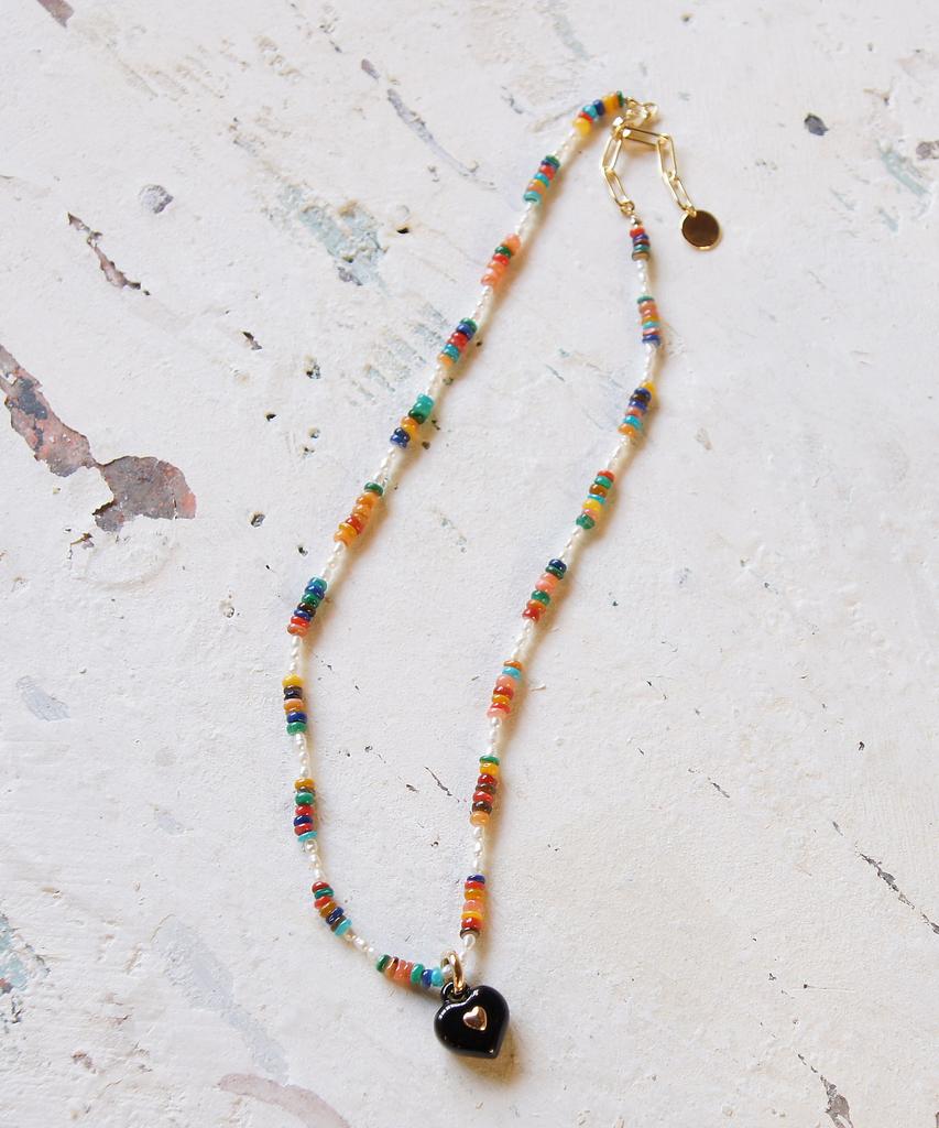 Treaju Vivi Color Mix Pearl Necklace
