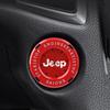 Für Jeep Auto Keyless Start Abdeckung Zündknopf Dekorativer Ring Für Jeep Grand Cherokee Wrangler JK Gladiator Compass Renega