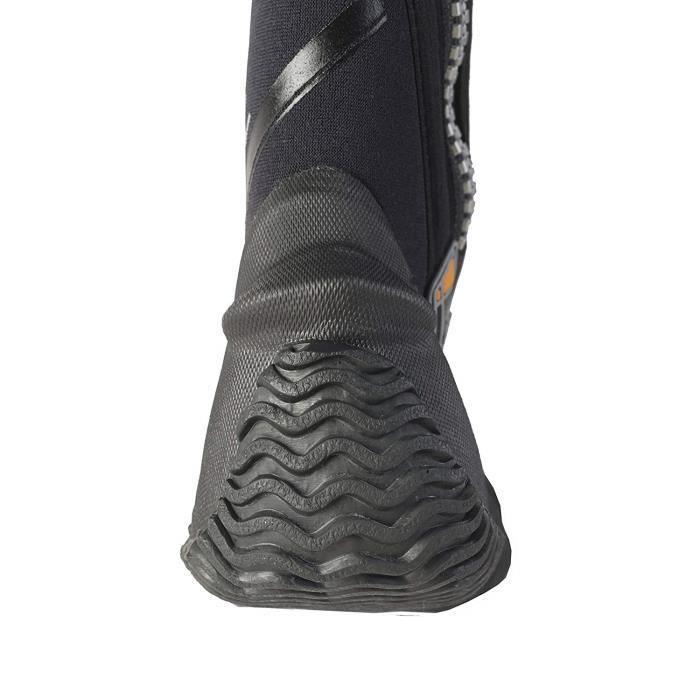 Seac Botička/Ponožka Basic Hd 5 mm se zipem - Polotuhá vulkanizovaná podrážka - Chráněná noha a vysoký komfort během