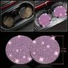 26pcs of Car Interior Cover Steering Wheel Cover License Plate Frame Car Hook Water Coaster One-Button Start Ring Air Outlet Decorative Strip Set