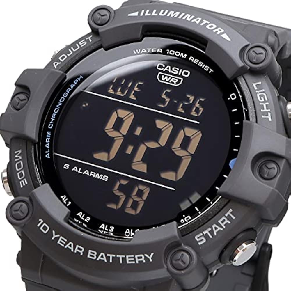 [Casio] CASIO Standard Digital Watch AE-1500WH-8BV Men's Cheap Casio "Chipkasi" Dark Gray Interna...