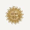 Ashtadhatu Mix Brass Made Wall Hanging Sun Idol, Surya Narayan Idol - 18 Cm