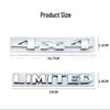Off-road 4X4 Car Stickers for JEEP Wrangler Compass LIMITED Four-Wheel Drive Emblem