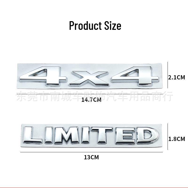Off-road 4X4 Car Stickers for JEEP Wrangler Compass LIMITED Four-Wheel Drive Emblem