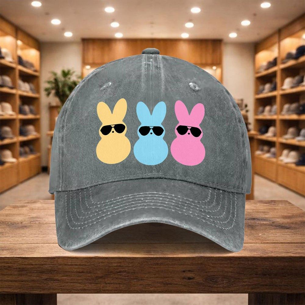 pc Adjustable Snapback Baseball Cap with Rabbit Lightweight Unisex Hat Suitable for Sports Travel Streetwear Birthdays T