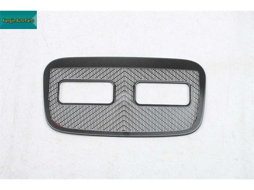 Stainless Steel Black Titanium Steering Wheel and Speaker Covers for Geely Boyue L, Model 25