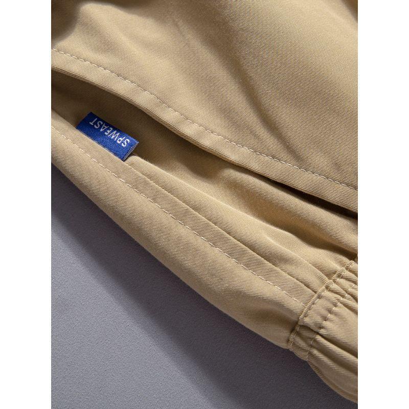 Parka Shorts Men Summer New American High Street Large Pocket Pants Abrasion Resistant Anti-Wrinkle Loose Straight-leg Cropped Pants