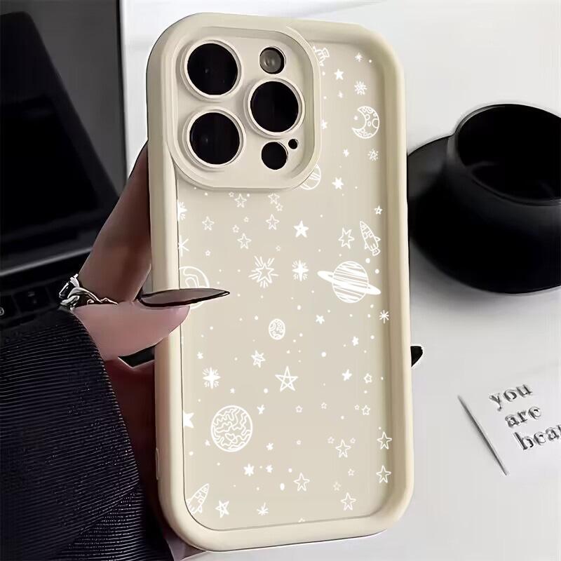 Star Print Phone Case For Xiaomi Redmi Note 14 5G Cases Redmi Note 13 12 Pro Plus 5G 12S 11S 11 10 Redmi 13 12 14C 13C 12C Cover