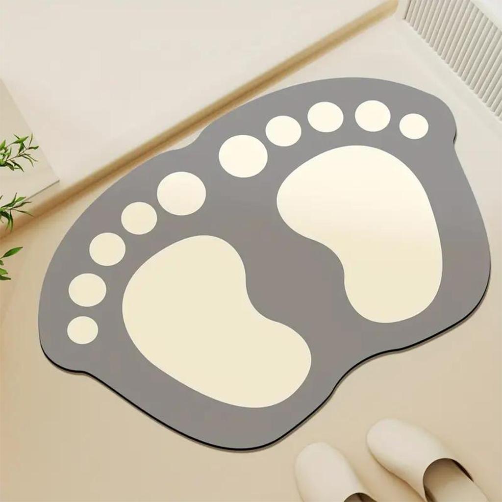 Super absorbent quick-drying soft bathroom mat non-slip diatom mud bathroom floor mat kitchen decorative mat