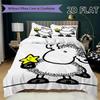 Sheepworld Pattern Bedding Uilt Set Uilt Cover Pillowcase Home Decoration Birthday Gift (1 * Duvet Cover + 2 * Pillowcase  Without Core)