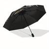 1pc SEAL OF AUTHORITY Umbrella with Plastic Handle,Suitable for All Seasons Home Travel Outdoor UmbrellaM1075