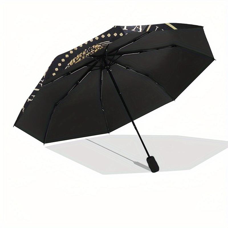 1pc SEAL OF AUTHORITY Umbrella with Plastic Handle,Suitable for All Seasons Home Travel Outdoor UmbrellaM1075