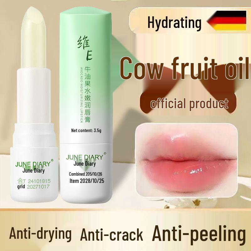 June Diary Avocado Lip Balm: Hydrating, Moisturizing, Nourishing, and Anti-Chapping Lip Care