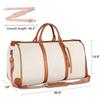 Foldable Women's Travel Convenient Carry-on Clothing Bag Large Capacity PU Leather Duffel Bag Portable Business Travel Bag