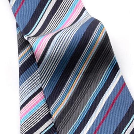 (Paul Smith) PAULSMITH Paul Smith Tie Navy Stripe PSJ-389 [Used]