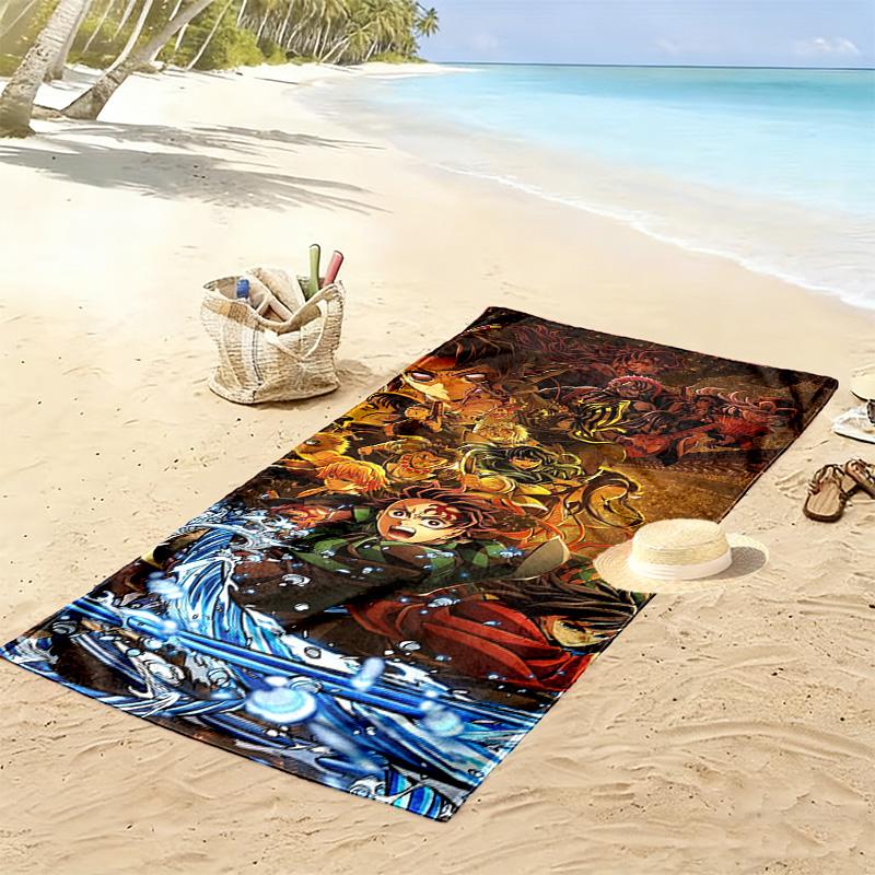 Zen Warrior Harmony Beach Towel Beach Beach Towel for Vacation Photos Seaside Quickdrying Swim Towel Outdoor Pool Towel Fashion