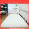 Modern Minimalist Fluffy Woollike Carpet For Living Room And Bedroom With Machine Washable Convenience