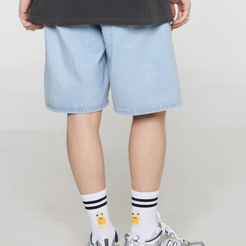GRAVER [BAG&ACC] Duck Face Logo Socks 1 Pack_White