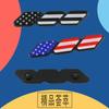 3 Colors US flag Grille Badge Tri Colors Emblem For Tacoma Tundra 4Runner Highlander Rav4 CHR Strip Air Inlet Auto Car Accessories