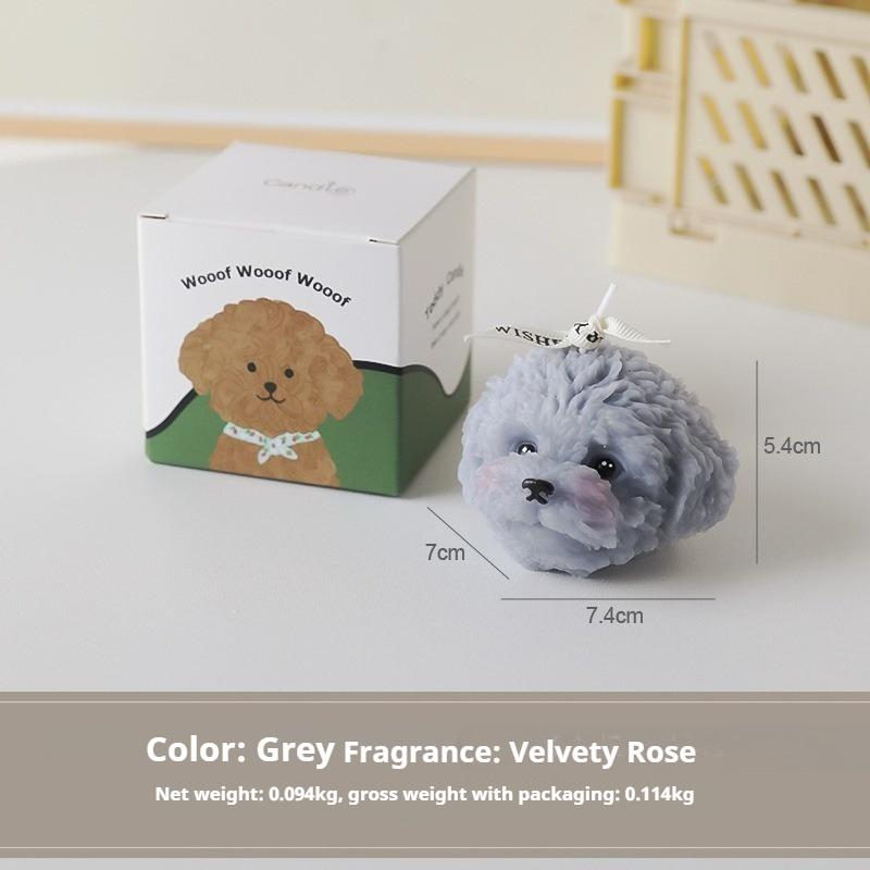 

Ароматическая свеча «Мишка», милый креативный подарок на день рождения, аромат для атмосферы, моделирование животного Gray