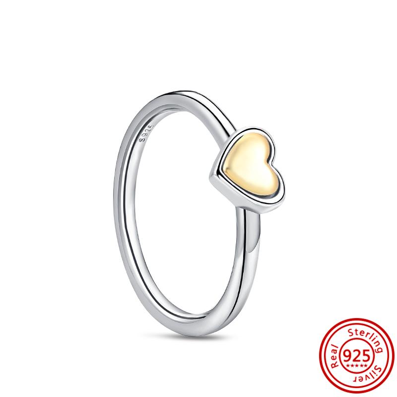 925 Sterling Silver Crown Heart Flower Wing Zircon Sparkling CZ Pantaro Rings for Women Fine Jewelry Anniversary Gifts