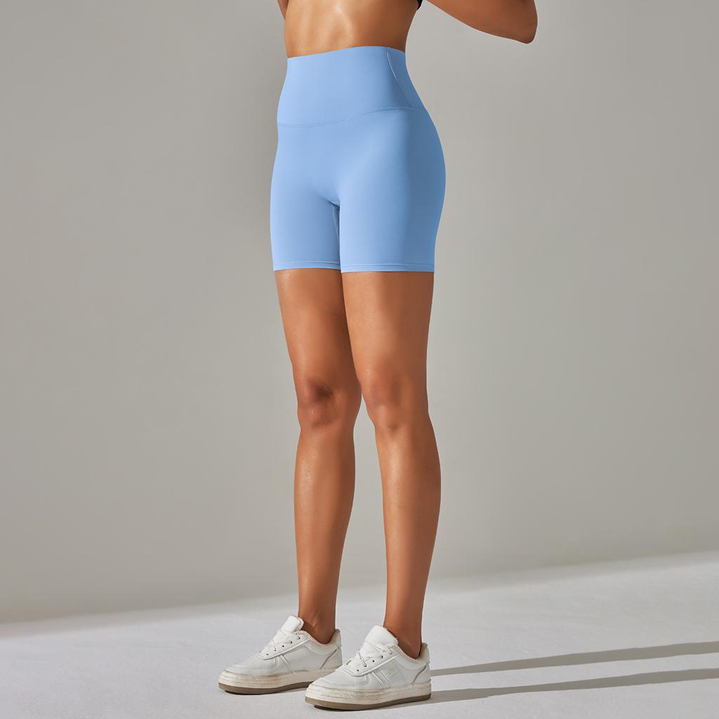 Align Damen-Yoga-Shorts mit hohem Bund – butterweich und federleicht! Ideal zum Laufen, Radfahren und für Fitness. 31 Farben.
