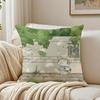 Art S-Somdoo Cute Animals Quiat Peaceful Cushion Cover Linen Pillowcase Soft For Sofa Bed Home Room Decor