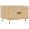 VidaXL Table basse Chêne sonoma 50x50x40 cm Bois d'ingénierie 829338