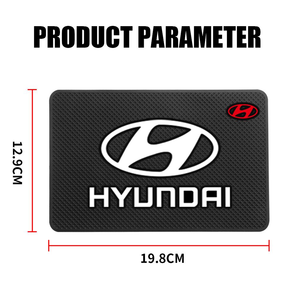 Car Dashboard Silicone Non Slip Mat Phone Holder Anti-skid Pads For Hyundai Tucson i40 i30 i10 i20 Veloster Azera Elantra Accent lh3