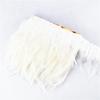 10Meters Leather Pink Rooster Neck Hackle Feather Trim Ribbon Pheasant Feathers Fringe For Crafts Plume Decoration Decor Plumas