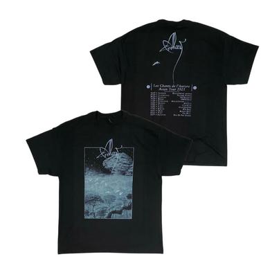 ALCEST T-Shirt Herren Damen T-Shirts Top Les Chants de l’Aurore Asien Tour 2025 Rock Metal Band T-Shirt S-5XL