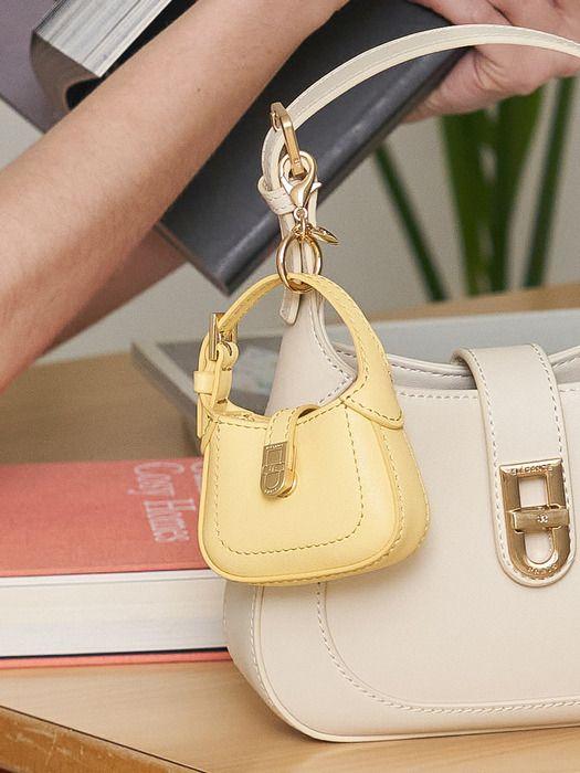 ELEGANCE PARIS Bonnie Russell Mini Keyring OSSH901Y_YELLOW