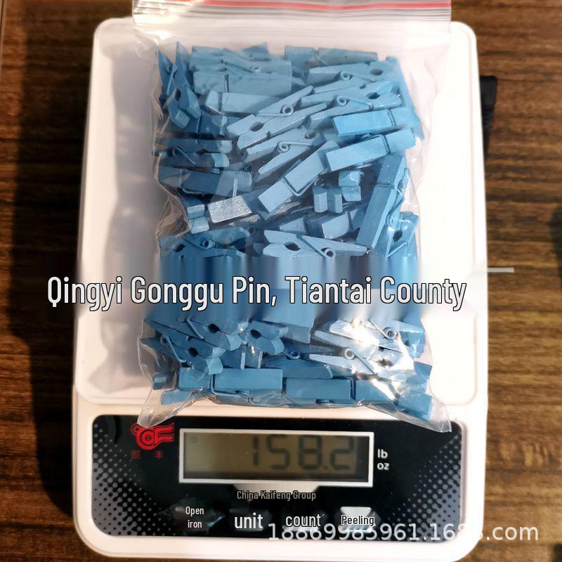 Cartoon Colored Wooden Clips for DIY and Kindergarten Projects