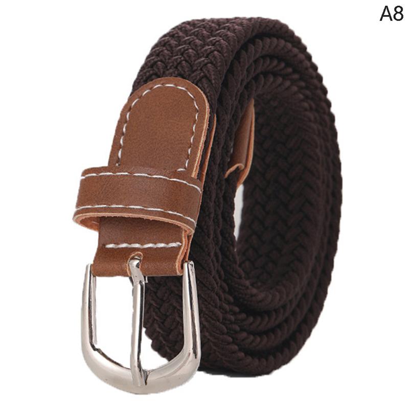 

Женские джинсы с плетеным кожаным ремнем из холста, не пробивные, универсальные брюки A8