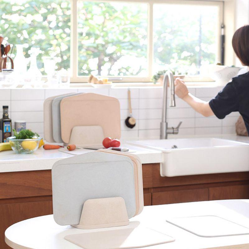 BELLELIFE Sauberes und sicheres Schneidebrett 3 Farben