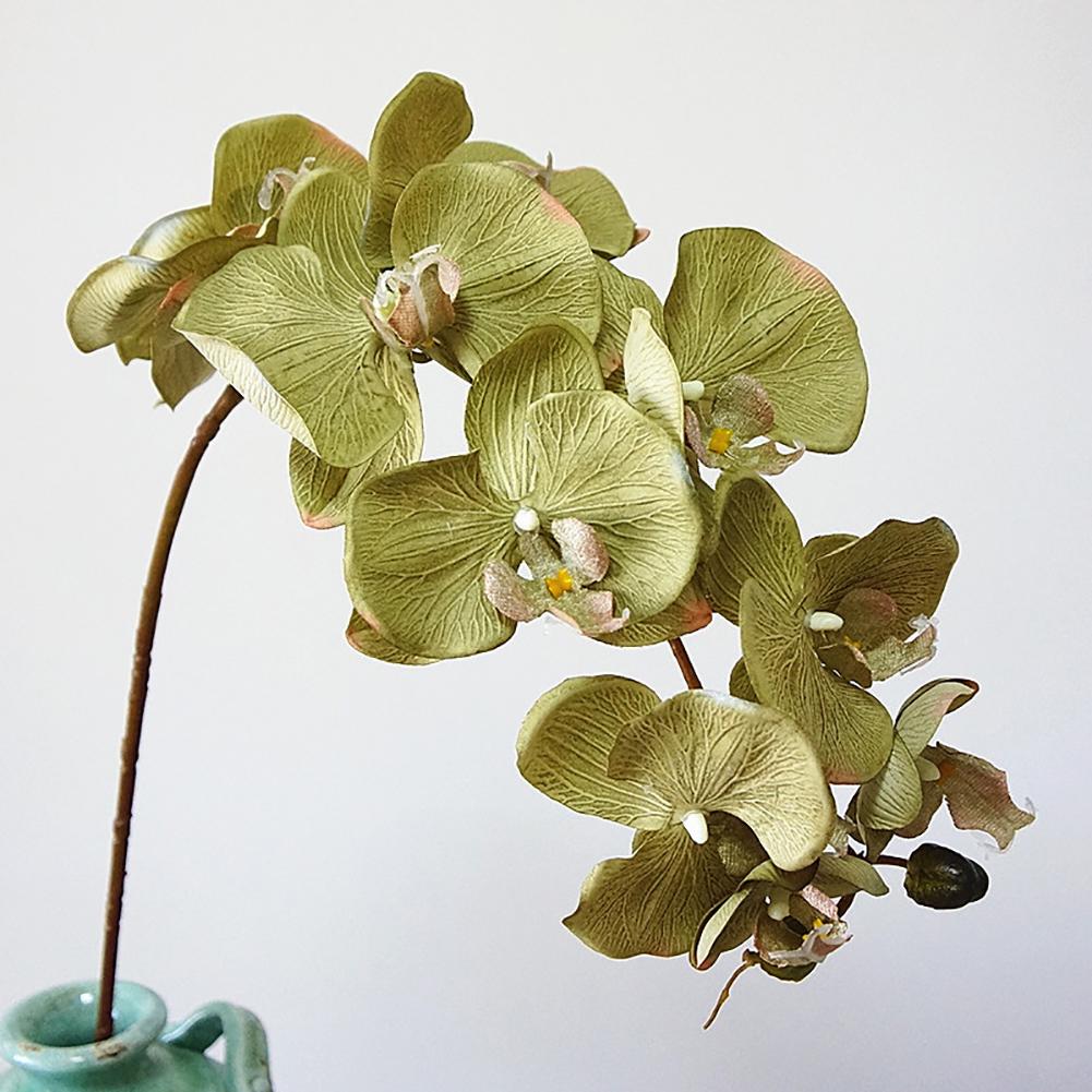 1ks Umělá květina Butterfly Orchid Živá zahrada DIY Party Svatební výzdoba Vánoční ozdoba