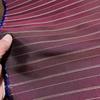 Used Nishijin-ori tie fabric, wine stripe