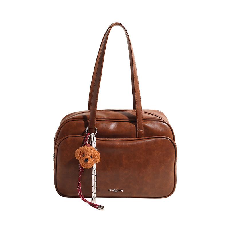 Ielgy Melade Large-Capacity Hand-Carrying Tote Bag Commuter All-Match One-Shoul No Pendent