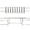 Yunduo Adjustable Height Roller Conveyor Table