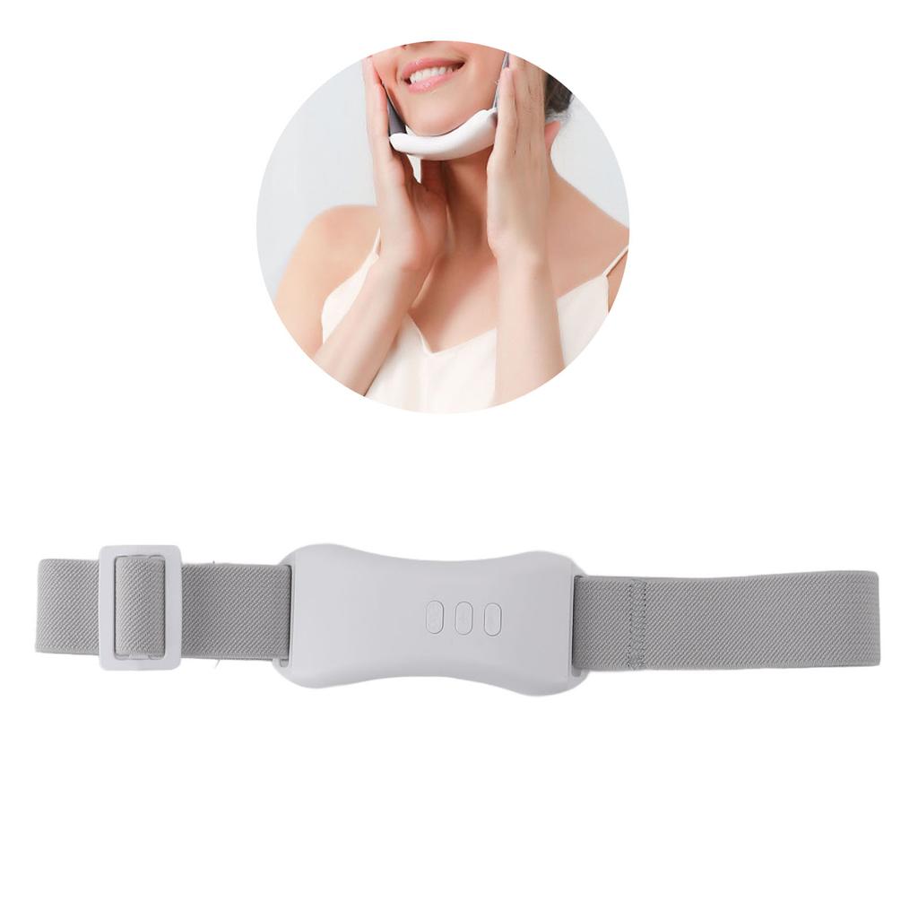 Electric Heating V Face Lifting Belt Double Chin Reducer 9 Levels Strength Vibration 6 Modes Face Sl