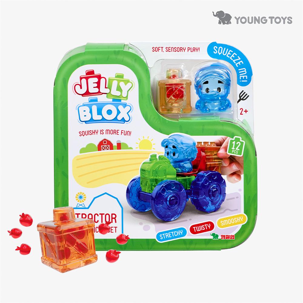[young toys] Jellyblox Creative Tractor Building Set
