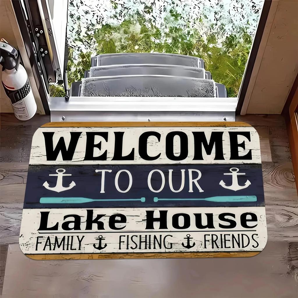 1PC Cute mat fox pattern Door Mats Kitchen Rugs Non-Slip Pop design Bathroom Rugs Bath Mat Carpet for Home Sink Laundry Decor