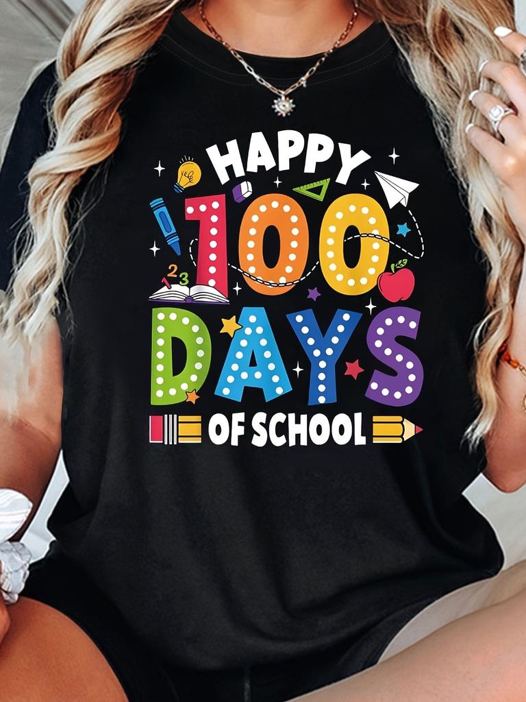 Happy 100 Days of School Graphic Tee
