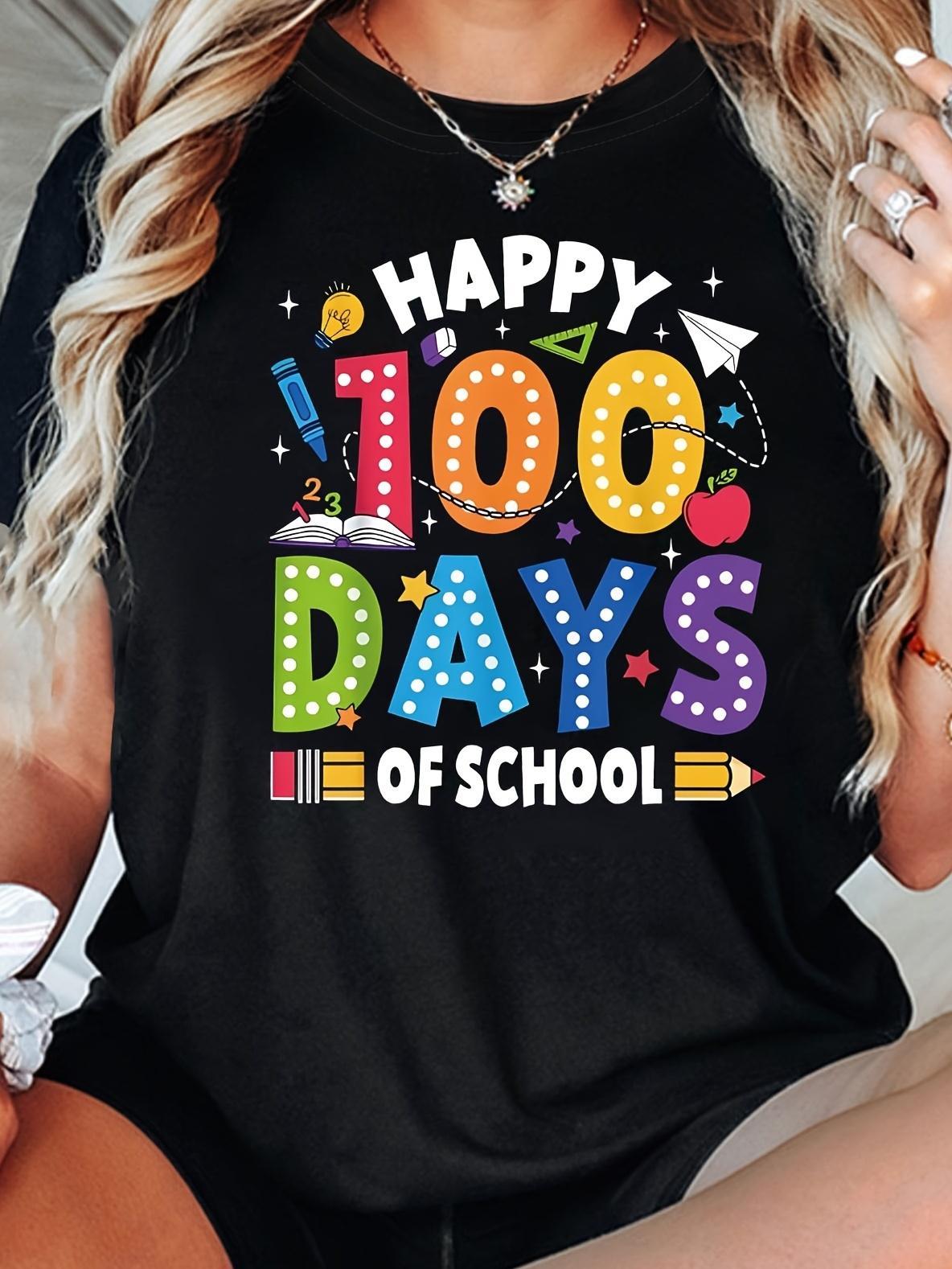 Happy 100 Days of School Graphic Tee XXL