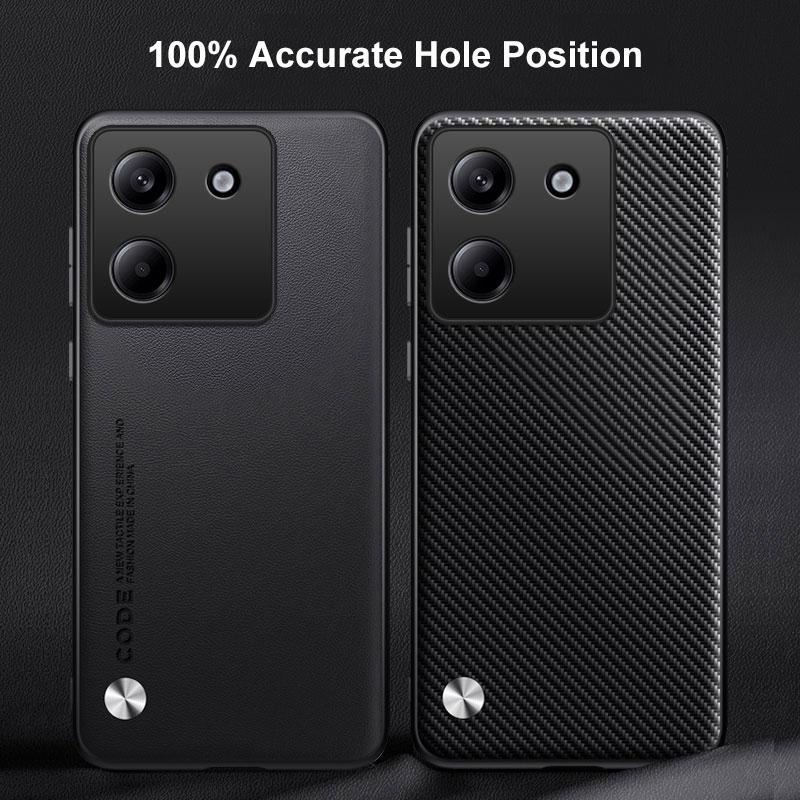 Luxury PU Leather Case For Xiaomi Poco M7 Pro 5G Back Cover Silicone Shockproof Full Protection Phone Case For PocoM7 Pro M7Pro