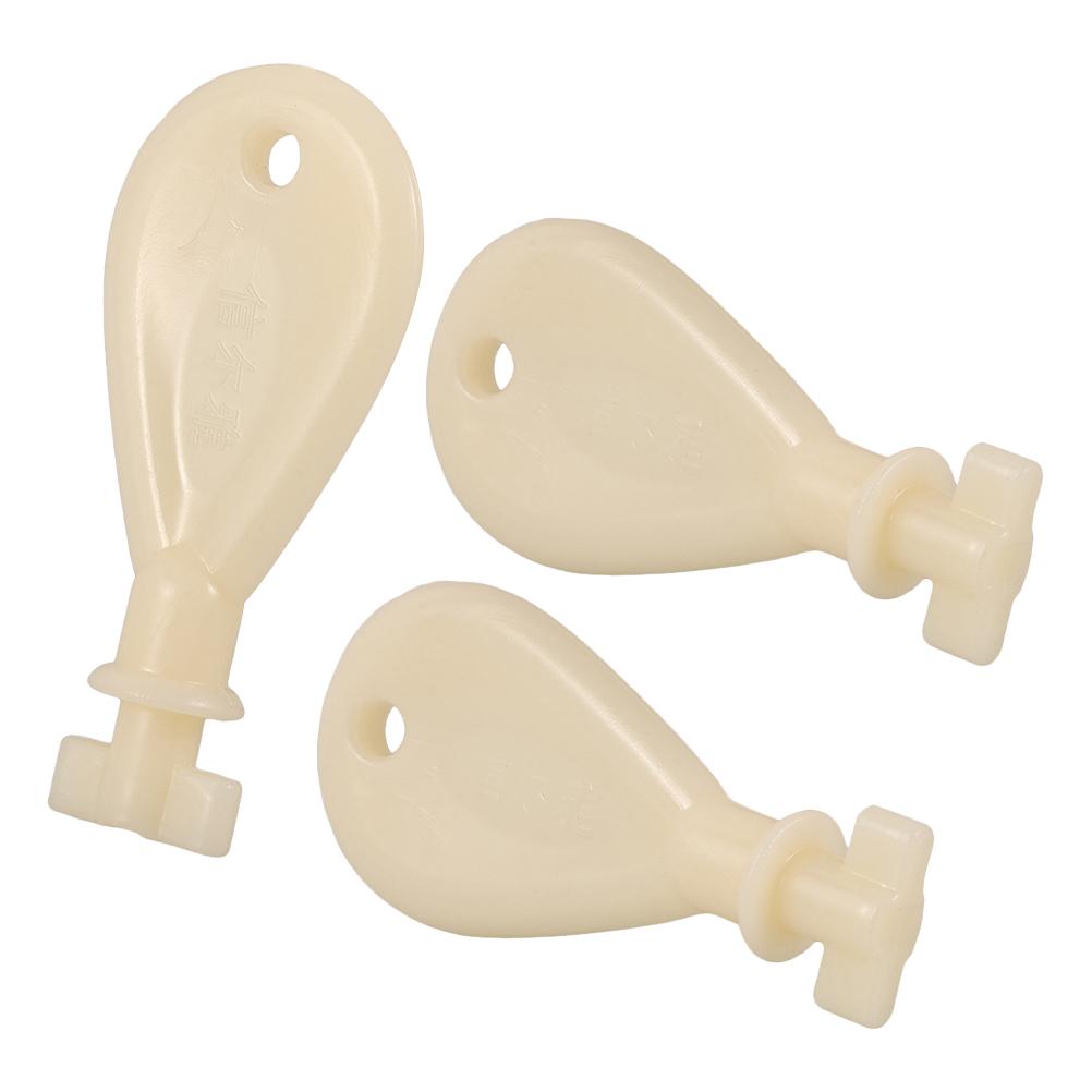  3 Pcs Tissue Box Key Paper Towel Plastic Toilet Commercial Dispenser Keys Replace Replacement Abs Hand