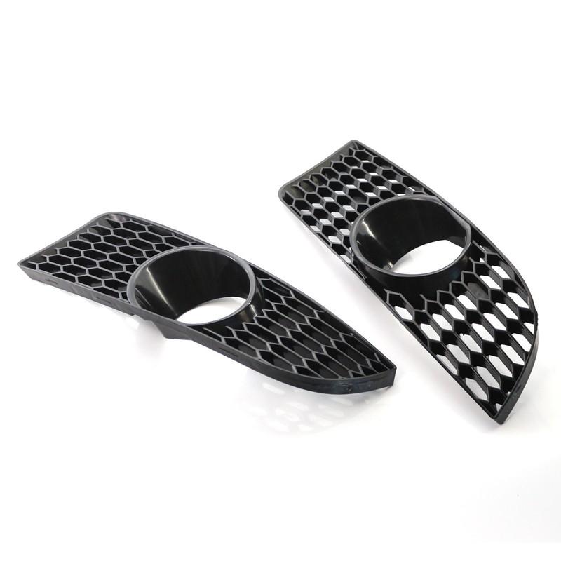 1 Pair M3 Style Car Front Bumper Lower Fog Light Lamps Grilles Grille Replacement For BMW 3-Series E90 E91 E92 E93 2006-2011